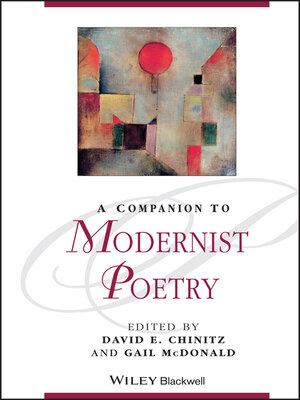 cover image of A Companion to Modernist Poetry